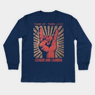 Tune up . Turn Loud Coheed and Cambria Kids Long Sleeve T-Shirt